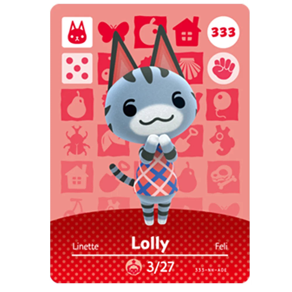 Sanrio Animal Crossing New Horizons Big NFC Card for NS Switch 3DS Games Animal Crossing New Leaf Welcome S1-S6 W01-W50 001-448