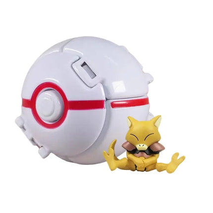 Pokemon Elf Ball Figure Pikachu Charizard Blastoise Mewtwo Pocket Monster Variant Pokeball Deformation Toys Action Model Gift