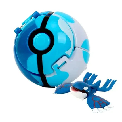 Pokemon Elf Ball Figure Pikachu Charizard Blastoise Mewtwo Pocket Monster Variant Pokeball Deformation Toys Action Model Gift