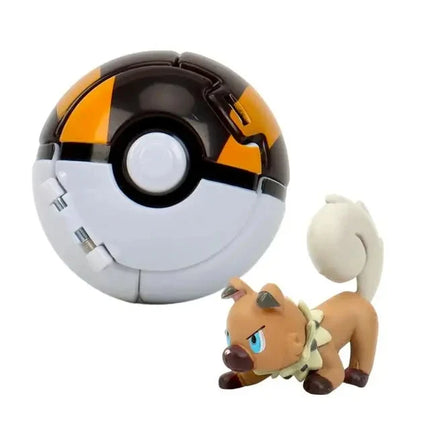 Pokemon Elf Ball Figure Pikachu Charizard Blastoise Mewtwo Pocket Monster Variant Pokeball Deformation Toys Action Model Gift