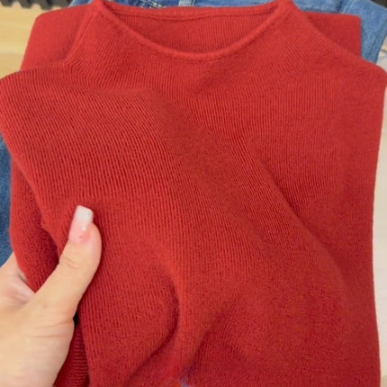 2025 Autumn Winter Fashion Slim Jumpers Top Solid Sweater Women Turtleneck Knitted Pullovers Harajuku Soft Warm Knitwear Sweater