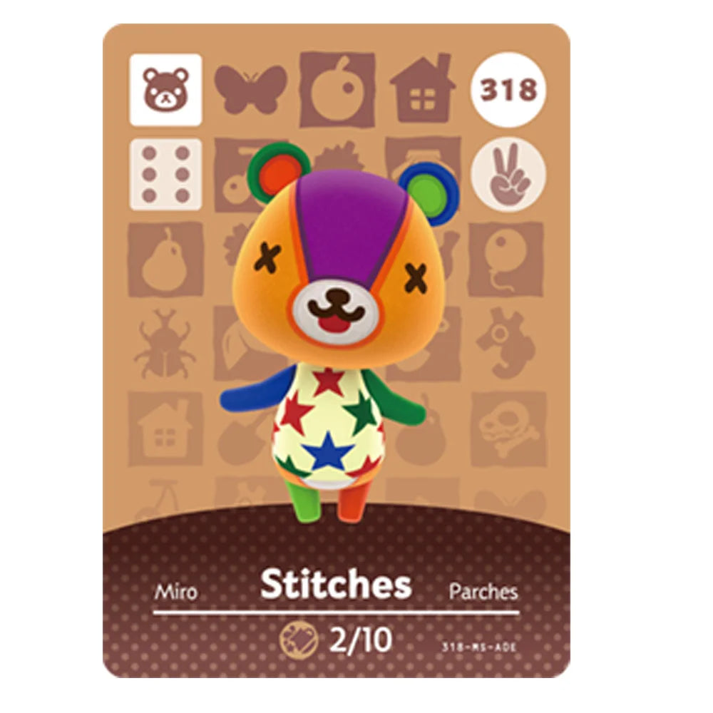 Sanrio Animal Crossing New Horizons Big NFC Card for NS Switch 3DS Games Animal Crossing New Leaf Welcome S1-S6 W01-W50 001-448