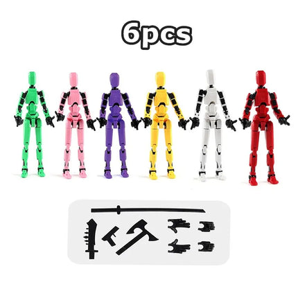 13 Action Figure Titan Multi-Jointed Movable Shapeshift Robot T13 Action Mannequin Character and Dog Figure Toys gifts for kids
