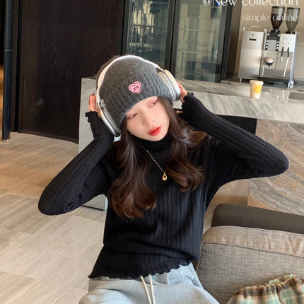 2025 Ruched Turtleneck Women Sweaters Autumn Winter Warm Pullover Slim Tops Knitted Sweater Jumper Soft Pull Female