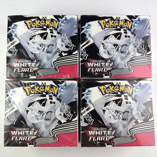 360Pcs English Pokemon Card Black Bolt White Flare 151 classics Booster Box pokemon Cards Battle Game kids gift
