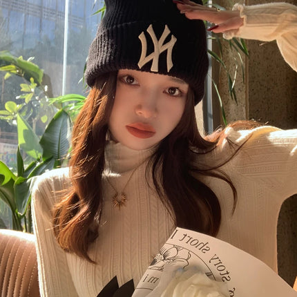 2025 Ruched Turtleneck Women Sweaters Autumn Winter Warm Pullover Slim Tops Knitted Sweater Jumper Soft Pull Female