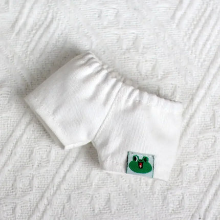 17cm Mini Plush Doll'S Clothes Outfit Accessories For Korea Kpop Exo Labubu Idol Flower shirt leather jacket skirt Clothing Gift