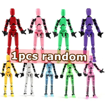 13 Action Figure Titan Multi-Jointed Movable Shapeshift Robot T13 Action Mannequin Character and Dog Figure Toys gifts for kids