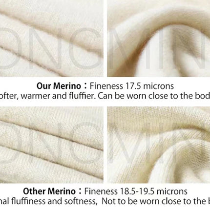 100% Merino Wool Cashmere Sweater Women Knitted Sweater Turtleneck Long Sleeve Pullovers Autumn Winter Clothing Warm Jumper Tops