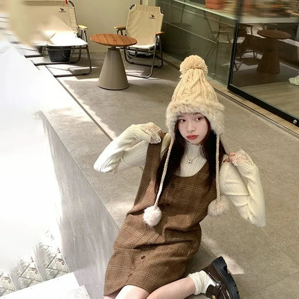 Autumn Winter Female Long Sleeve Knit Patctwork Lace Sweater Turtleneck Skinny Elastic Knitted Pullovers Women Solid Color Tops