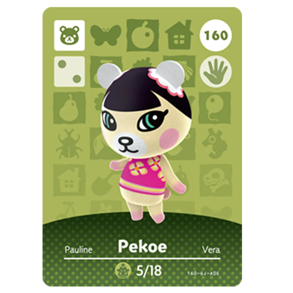 Sanrio Animal Crossing New Horizons Big NFC Card for NS Switch 3DS Games Animal Crossing New Leaf Welcome S1-S6 W01-W50 001-448