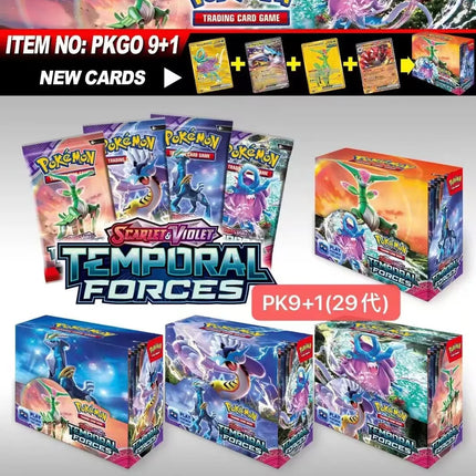 360Pcs Pokemon Destined Rivals Prismatic Evolutions Card Stellar Crown 151 Ultra Prism English Booster Battle Transaction Gifts