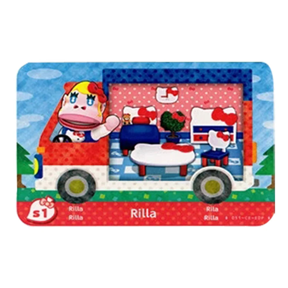 Sanrio Animal Crossing New Horizons Big NFC Card for NS Switch 3DS Games Animal Crossing New Leaf Welcome S1-S6 W01-W50 001-448