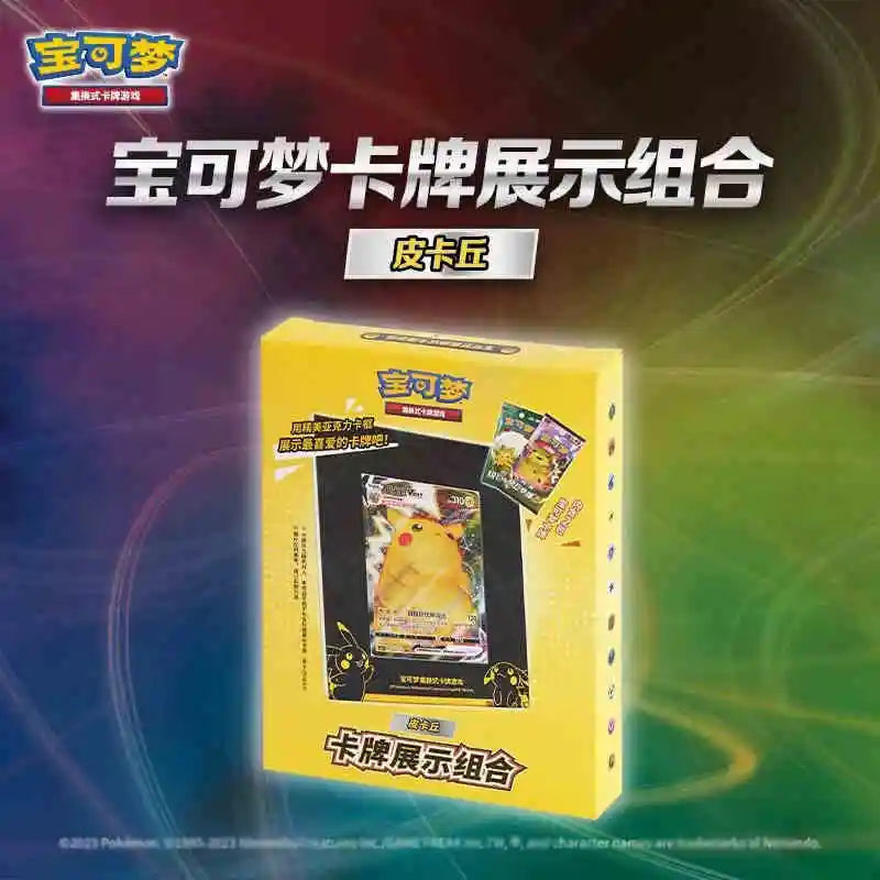 Hot Original PokéM0n Trading Cards Game Ptcg Chinese Card Book Gift Box Cards Exhibit Combination Full Range Child Gift In Stock