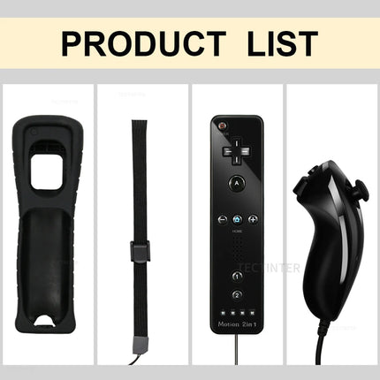 Remote Controller For Wii Wii U Console Wireless Gamepad with Nunchunk Set Remote Controle Joystick Joypad Optional