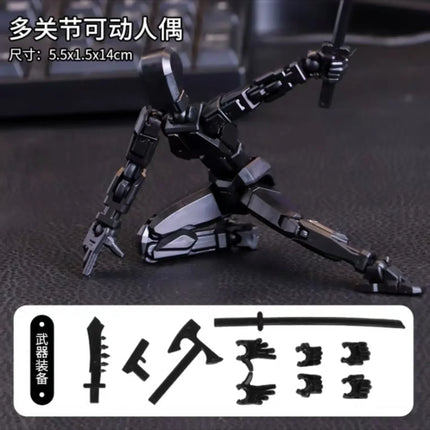 13 Action Figure Titan Multi-Jointed Movable Shapeshift Robot T13 Action Mannequin Character and Dog Figure Toys gifts for kids