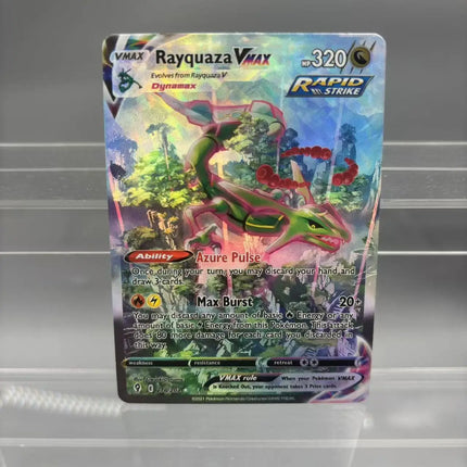 DIY PTCG Collection Cards Umbreon Rayquaza Gengar VMAX Zekrom ex Self Made Single Card Classic Game Anime Card Gift Toy