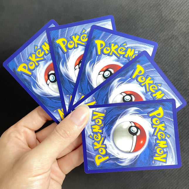 4 PCS Chinese Pokemon Cards Pikachu Eevee Rare Holographic PKM PTCG Card Trading Card Game Toys Gifts