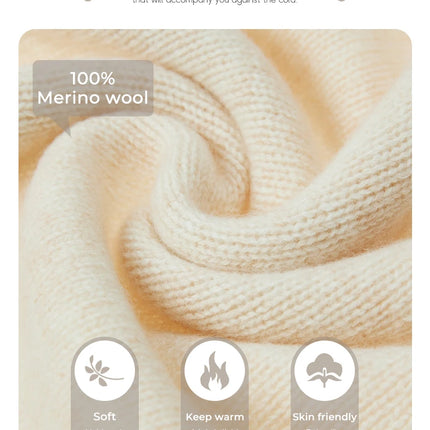 100% Merino Wool Cashmere Sweater Women Knitted Sweater Turtleneck Long Sleeve Pullovers Autumn Winter Clothing Warm Jumper Tops