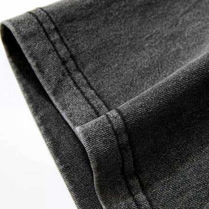 Washed Vintage T-Shirts Street Hip Hop Retro Punk T Shirt women Harajuku Casual Cotton Short Sleeve Acid Wash TShirts top 2025