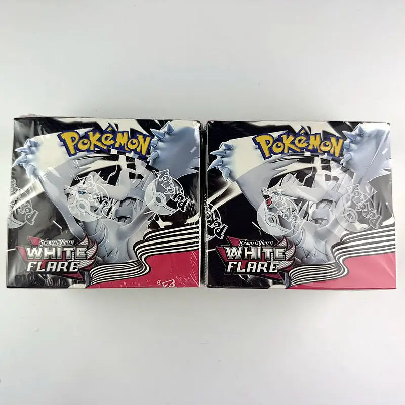 360Pcs English Pokemon Card Black Bolt White Flare 151 classics Booster Box pokemon Cards Battle Game kids gift