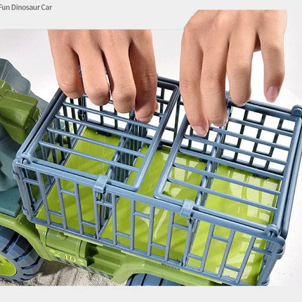 Boys Car Toys Dinosaur Truck Transport Carrier Vehicle Dino Animal Model Tyrannosaurus Rex Truck Game Children Birthday Gifts