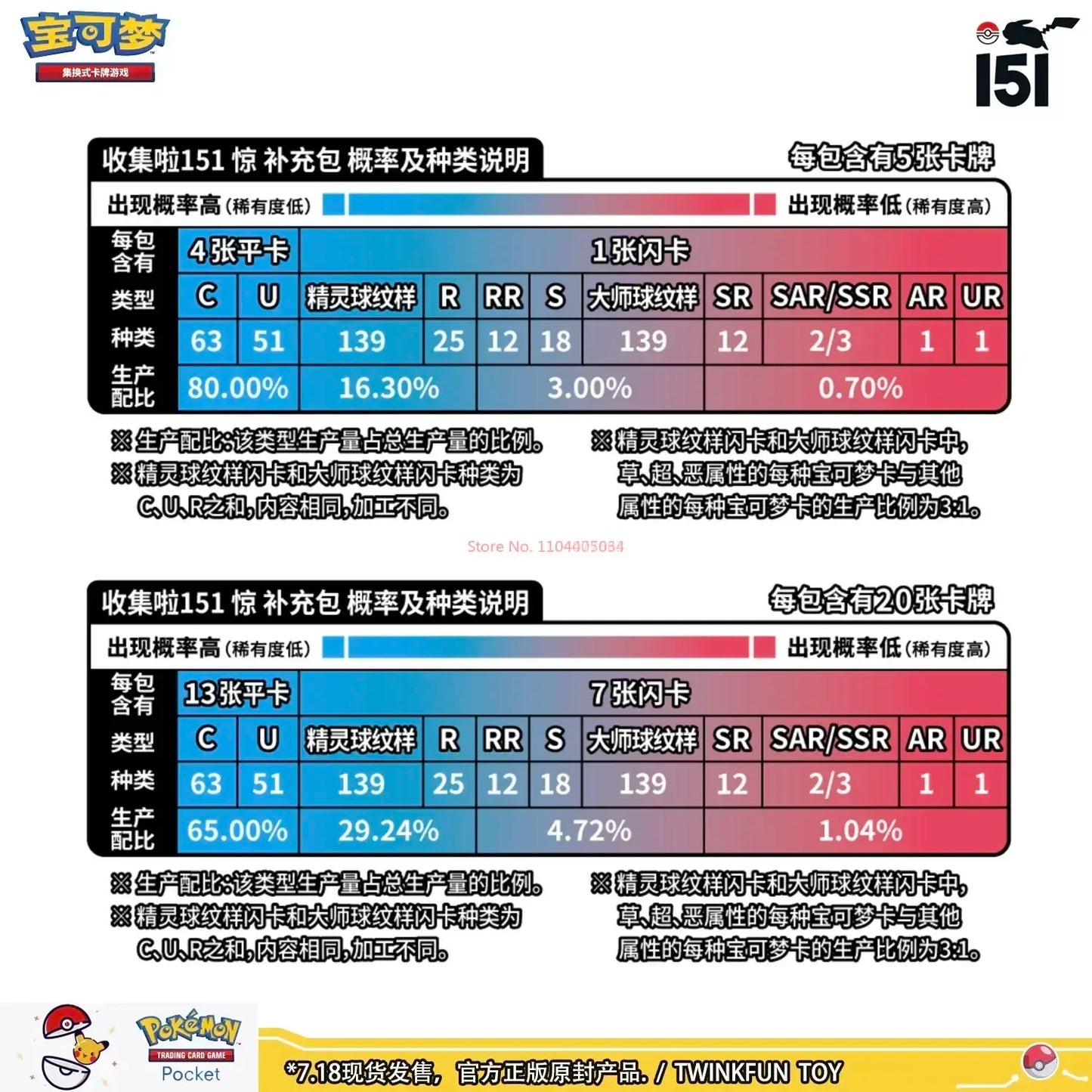 Genuine 151c Surprise Coin Box 2025 Original Ptcg Trading Cards Collected New Scarlet And Violet Simplified Chinese Cards Gifts