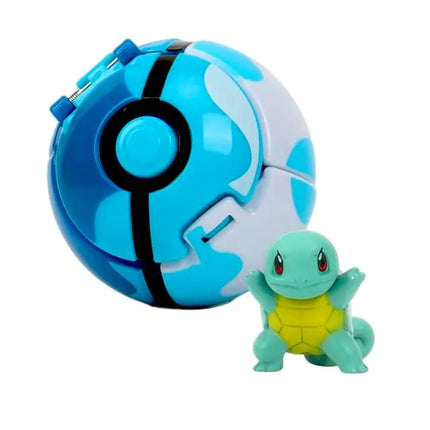 Pokemon Elf Ball Figure Pikachu Charizard Blastoise Mewtwo Pocket Monster Variant Pokeball Deformation Toys Action Model Gift