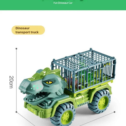 Boys Car Toys Dinosaur Truck Transport Carrier Vehicle Dino Animal Model Tyrannosaurus Rex Truck Game Children Birthday Gifts
