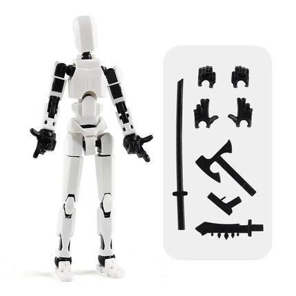13 Action Figure Titan Multi-Jointed Movable Shapeshift Robot T13 Action Mannequin Character and Dog Figure Toys gifts for kids