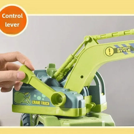 Boys Car Toys Dinosaur Truck Transport Carrier Vehicle Dino Animal Model Tyrannosaurus Rex Truck Game Children Birthday Gifts