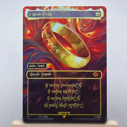 LTR LTC FOIL1-01 TCG Cards for Home Play magical Proxy The One Ring sol ring ancient tomb The Great Henge Orcish gather