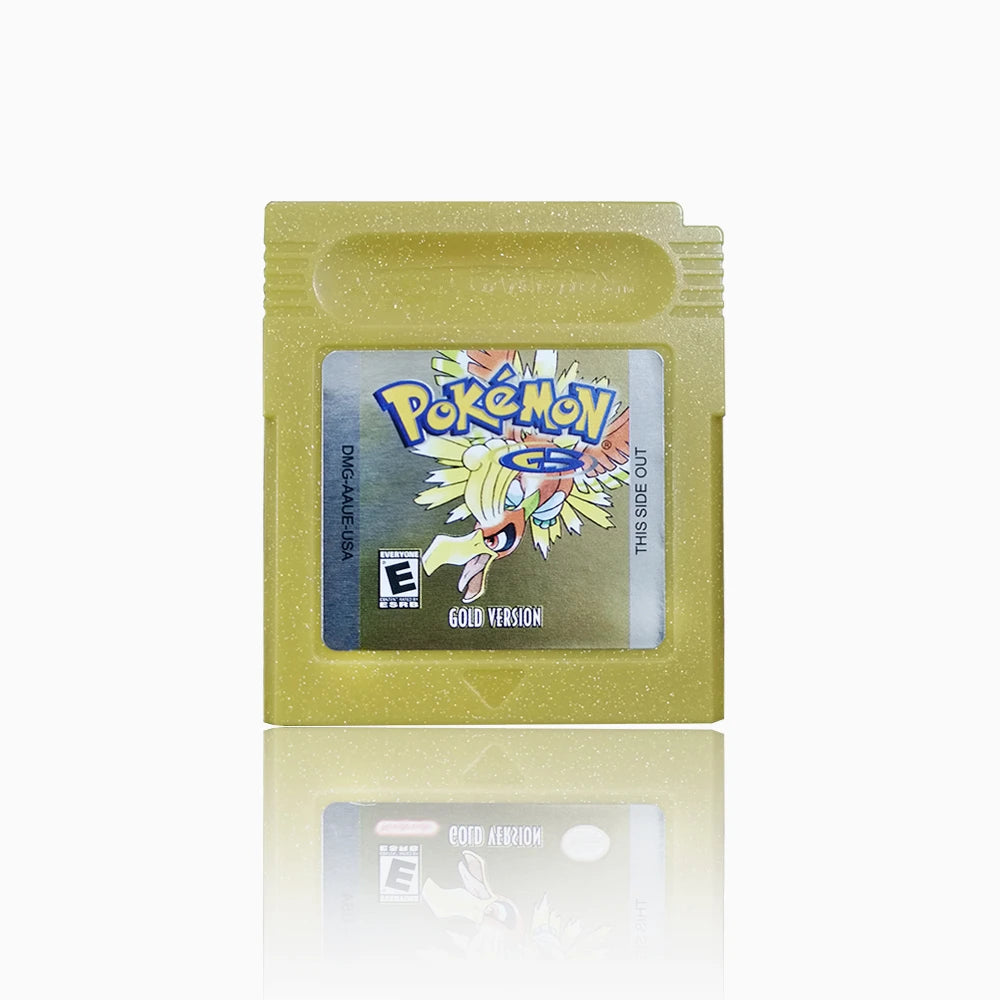 Pokemon GBC 16-bit Game Video Game Cartridge Console Card Pokemon Red Blue Crystal Golden Green Silver Yellow