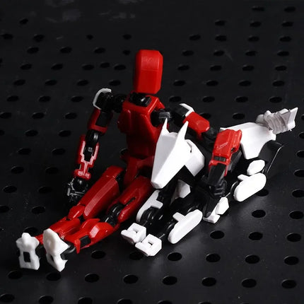 13 Action Figure Titan Multi-Jointed Movable Shapeshift Robot T13 Action Mannequin Character and Dog Figure Toys gifts for kids