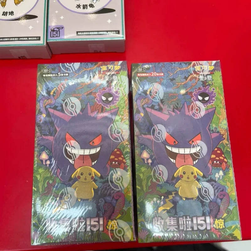 Hot Sale 100%Original Pokes Trading Card Game Ptcg Collected 151 Jing Scarlet&Violet Simplified Chinese Version Collections Gift