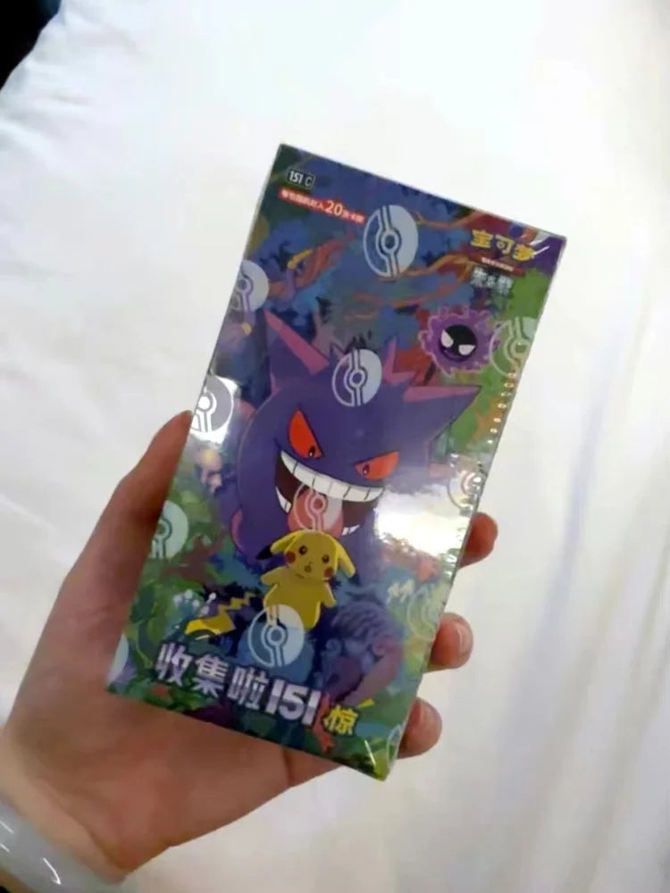 Hot Sale 100%Original Pokes Trading Card Game Ptcg Collected 151 Jing Scarlet&Violet Simplified Chinese Version Collections Gift