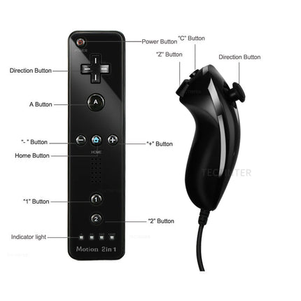 Remote Controller For Wii Wii U Console Wireless Gamepad with Nunchunk Set Remote Controle Joystick Joypad Optional