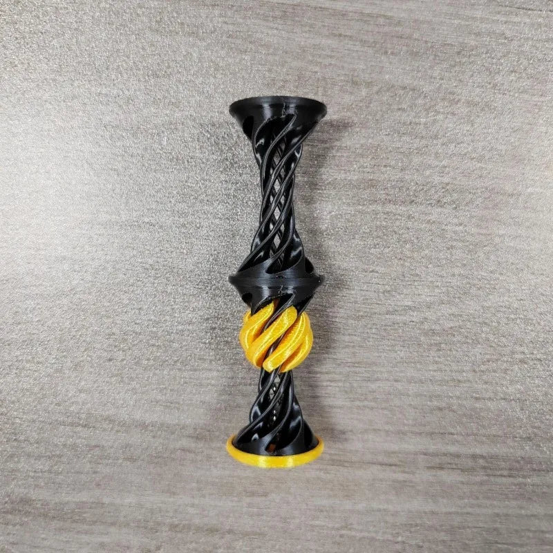 3D Printed Impossible Pyramid Passthrough Fidget Toys Double Layer Helical Tree Diversification Kids Decompression Ornament Gift