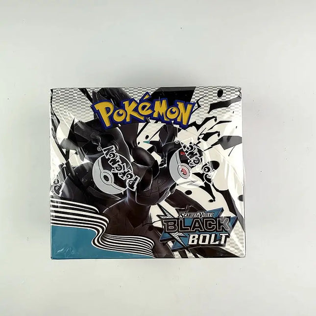 360Pcs English Pokemon Card Black Bolt White Flare 151 classics Booster Box pokemon Cards Battle Game kids gift