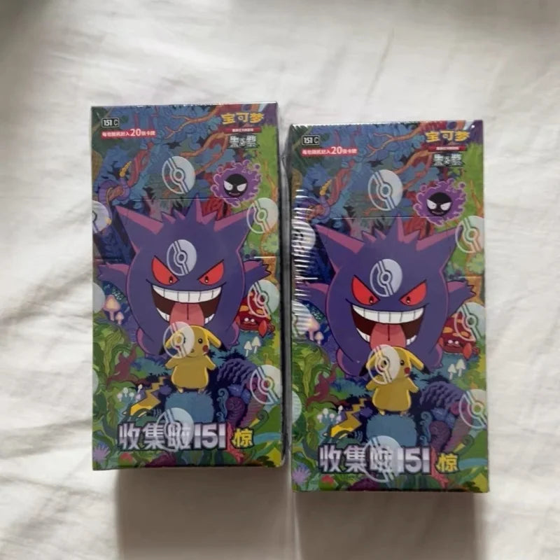 Hot Sale 100%Original Pokes Trading Card Game Ptcg Collected 151 Jing Scarlet&Violet Simplified Chinese Version Collections Gift