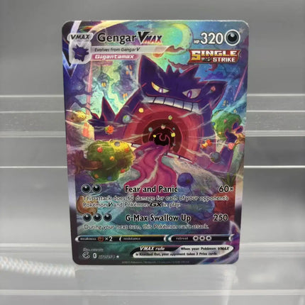 DIY PTCG Collection Cards Umbreon Rayquaza Gengar VMAX Zekrom ex Self Made Single Card Classic Game Anime Card Gift Toy