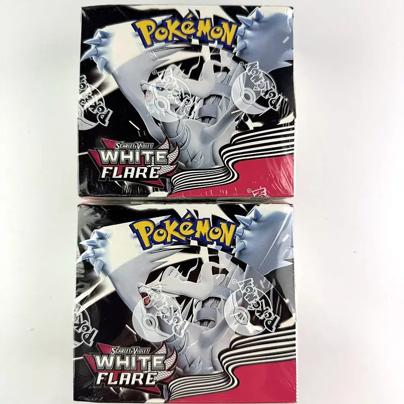 360Pcs English Pokemon Card Black Bolt White Flare 151 classics Booster Box pokemon Cards Battle Game kids gift