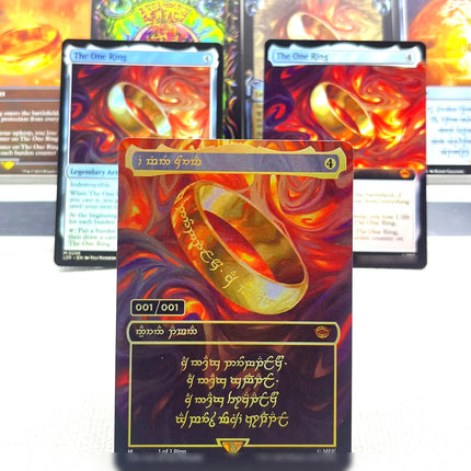LTR LTC FOIL1-01 TCG Cards for Home Play magical Proxy The One Ring sol ring ancient tomb The Great Henge Orcish gather