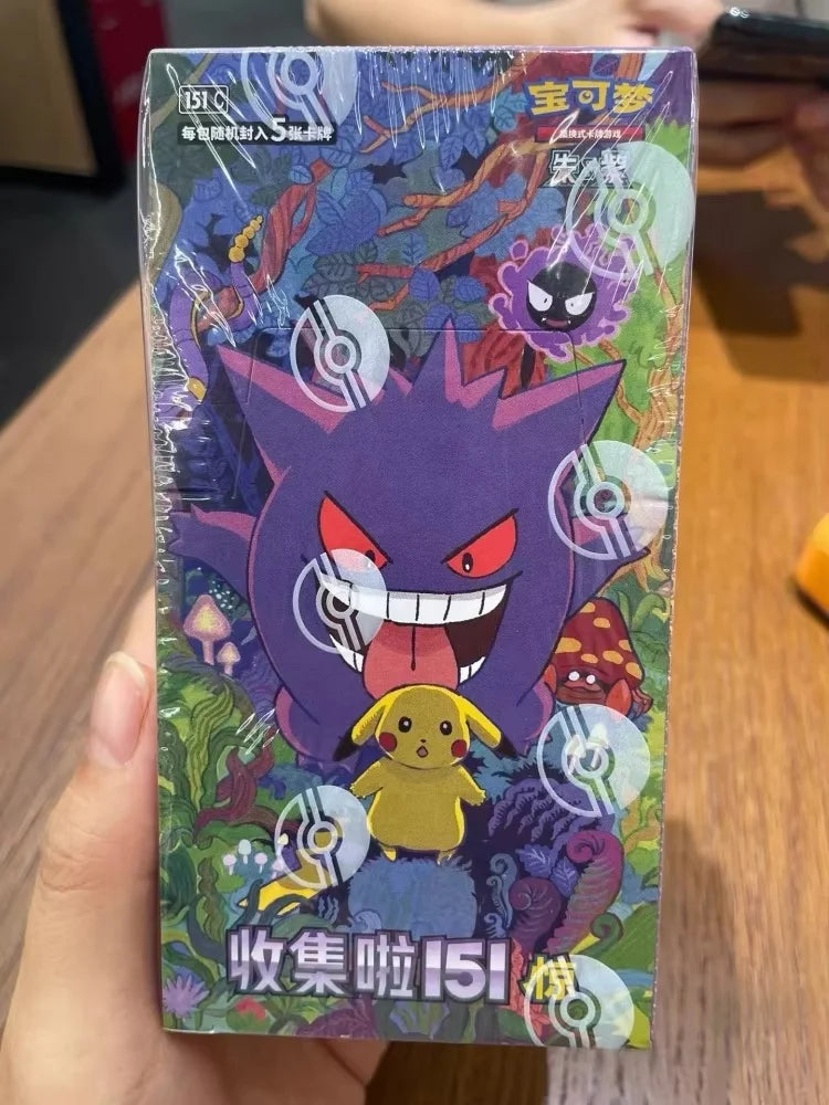 Hot Sale 100%Original Pokes Trading Card Game Ptcg Collected 151 Jing Scarlet&Violet Simplified Chinese Version Collections Gift